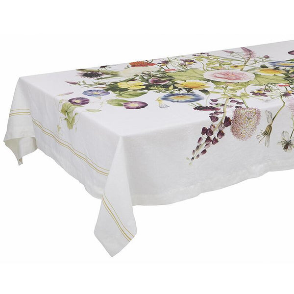 Flower Garden Hør Dug 145x220cm