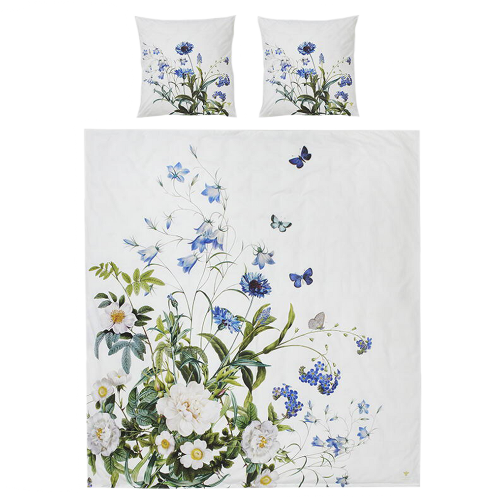 Blue Flower Garden Sengesæt Dobbeltdyne 200x220