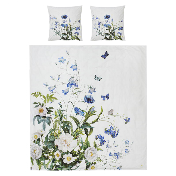 Blue Flower Garden Sengesæt Dobbeltdyne 200x220