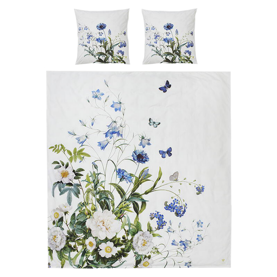 Blue Flower Garden Sengesæt Dobbeltdyne 200x220