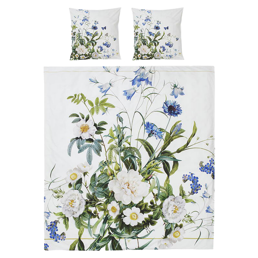 Blue Flower Garden Sengesæt Dobbeltdyne 200x220