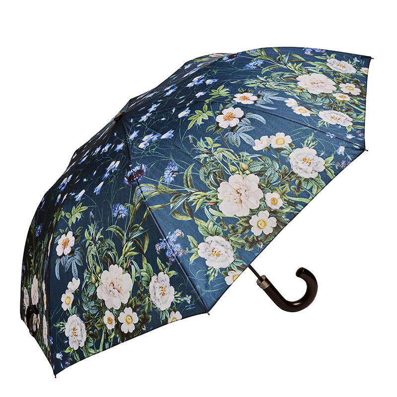 Blue Flower Garden Paraply
