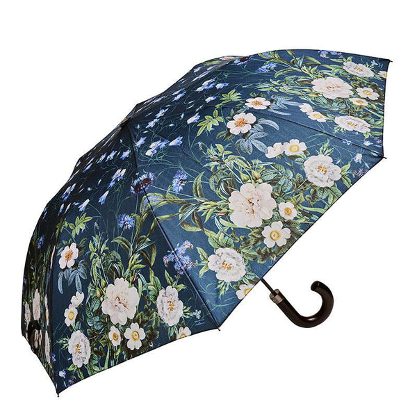 Blue Flower Garden Paraply