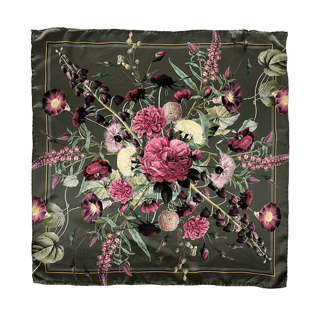 Blossom Garden Silketørklæde 90 cm